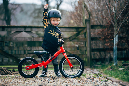 Toddlers and tow ropes. Never carry the balance bike again.